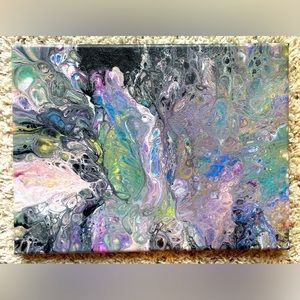 Abstract Fluid Art Pour Painting